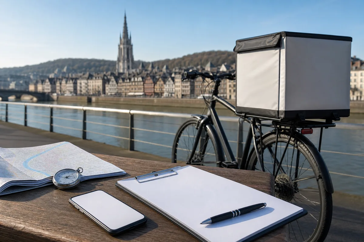Devis de dépannage détaillé posé sur une table avec un stylo et un smartphone
